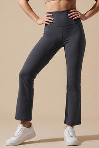 Zelocity Quick Dry Yoga & Training Flare Pant - Light Grey — thumbnail 2